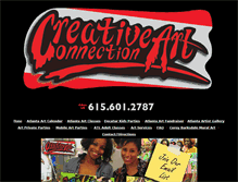 Tablet Screenshot of creative-art-connection.us